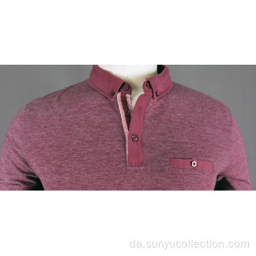 Herre Long Sleeve Polo T-Shirt